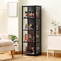 ショーケース 透明パネル フィギュア 棚 コレクションラック ガラス棚 71L-tbaeTJL._AC_UL210_SR210,