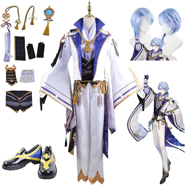 Amazon | [COO-Ray] 原神 げんしん 神里綾人 コスプレ道具 波乱