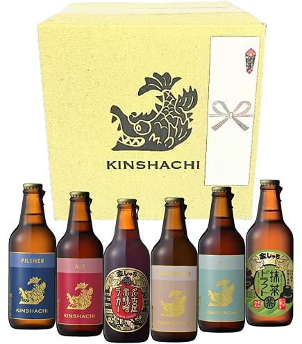 Amazon.co.jp: 金しゃちビール6本飲み比べセット（ギフトボックス
