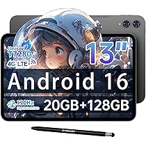 Amazon.co.jp: TECLAST T65 13 インチ タブレット Android 16