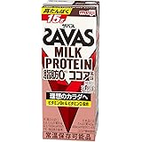 SAVAS(ザバス) MILK PROTEIN 脂肪0 ココア風味 200ml×24 明治 ミルクプロテイン