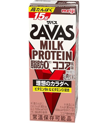 Amazon.co.jp: 明治 ザバス ミルクプロテイン 脂肪 0 ココア風味 200ml