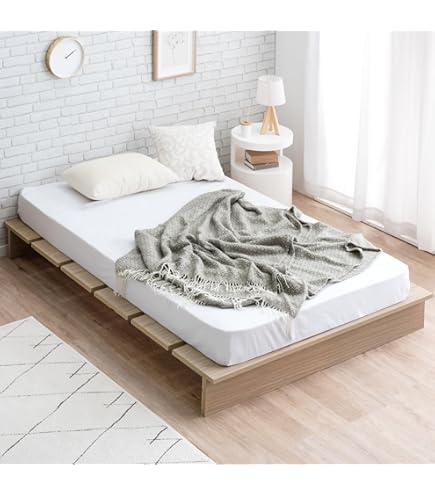 Amazon｜タンスのゲン ベッドフレーム セミダブル フレームのみ