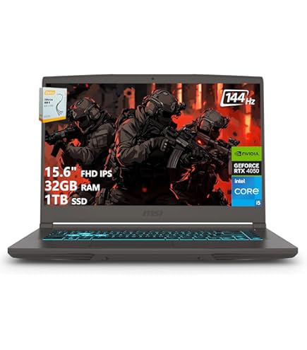 ゲーミングPC　Core i5 RTX 3050 15.6インチ FHD 144Hz Amazon.co.jp: msi 15.6 ゲーミングノートパソコン:Intel Core i5