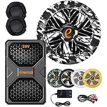 Amazon.co.jp: 2024年新登場 ファンバッテリー セット 30000mAh