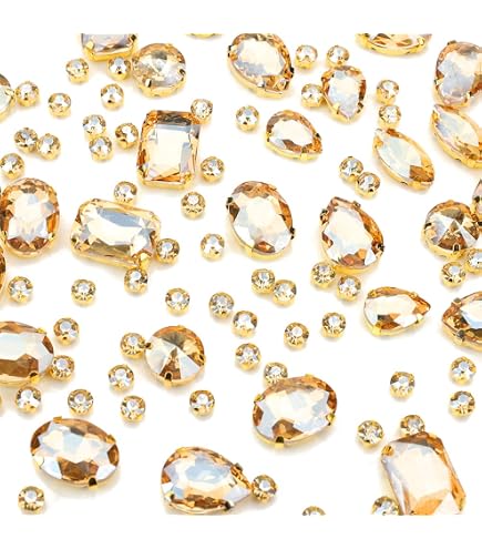 Allstarco 30 Pezzi – Strass A Goccia Acrilico 18x13mm, Fondo Piatto, Cristallo Trasparente H102, Per Gioielli E Cosplay - 3