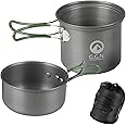 【Amazon.co.jp限定】ジージーエヌクッカー アルミ 鍋 軽量 コンパクト 230g 調理 アウトドア キャンプ グレー/グリーン