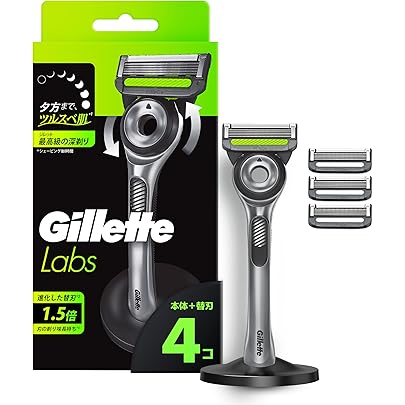 ジレット　ラボ　Gillette Labs 替刃 8枚入り 10パック Amazon.co.jp: Gillette Labs ジレットラボ 角質除去バー搭載 替刃 8個