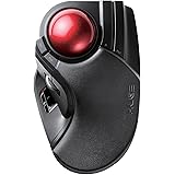 エレコム トラックボールマウス ワイヤレス 大玉 8ボタン チルト機能 ブラック M-HT1DRBK