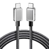 ORICO USB C ケーブル 60W USB Type C ケーブル ナイロン USB-C USB-C ケーブル iPhone 16/iPhone 15 MacBook Pro iPad Pro Galaxy S24 PS5、Switchなどに対応 (2M)