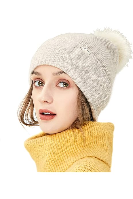 Pom Beanie Hat : Amazon.sg 