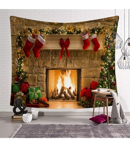 Amazon.co.jp: GLYY メリークリスマス タペストリー 150*200 CM 飾り物