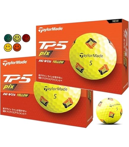 Amazon.co.jp: TaylorMade 2021 TP5 Pix 2.0 Golf Balls White