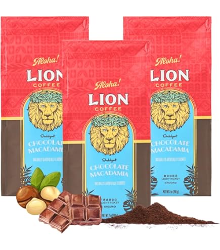 Amazon.co.jp: ライオンコーヒー バニラマカダミア 24oz 680g (豆