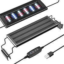 LED水槽照明ライト 3個セット Amazon.co.jp: FEDOUR 18cm USB電源水槽LED水槽ライト- 三色LED