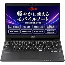 Amazon.co.jp: 【整備済み品】富士通 LIFEBOOK U938 ノートパソコン