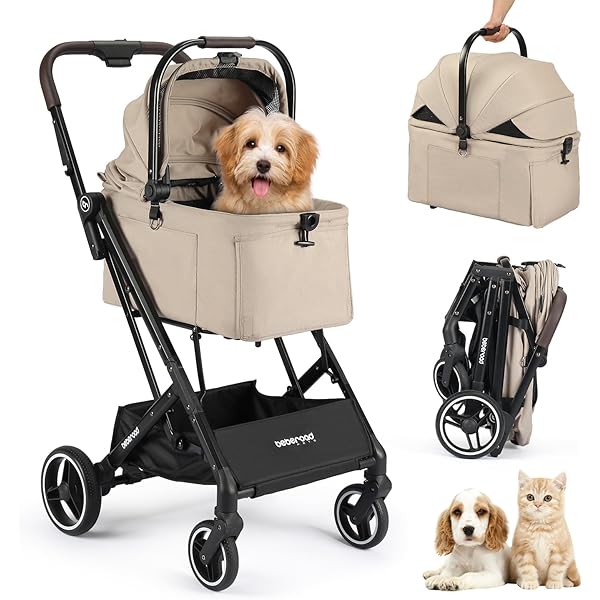 Amazon.co.jp: BEBEROAD PETS X5 ペットカート 分離型 小型犬