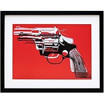 Amazon.co.jp: アートショップ フォームス アンディ ウォーホル「ガン