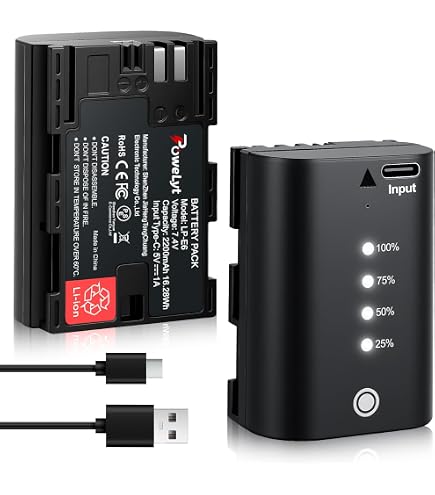 Amazon | 2200mAh バッテリー Canon EOS 1D、EOS 1D Mark II、EOS 1D