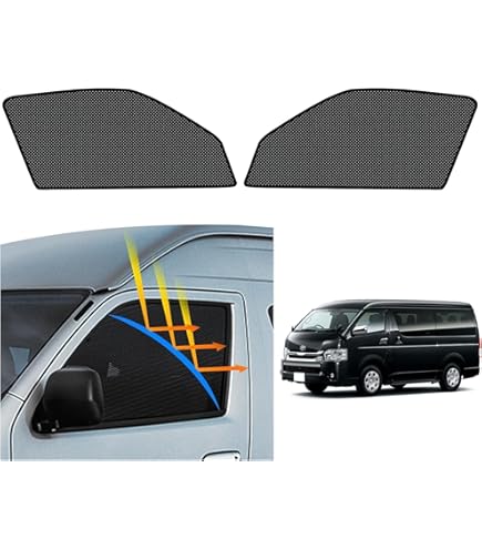 Amazon.co.jp: MOTOR POWER 脱着可能 200系 ハイエース 透過率 5