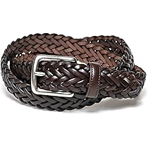 Amazon | [KIETH] メッシュ ベルト レザー メンズ ダーク