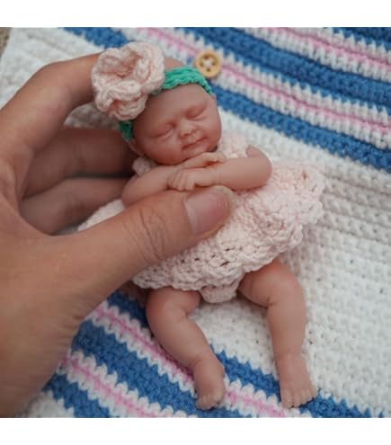 Amazon | MYREBABY 7インチ マイクロ未熟児フルボディシリコンベビー