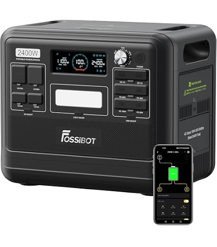 Amazon.co.jp: FOSSiBOT FAC580 走行充電器 580W高出力 オルタネーター