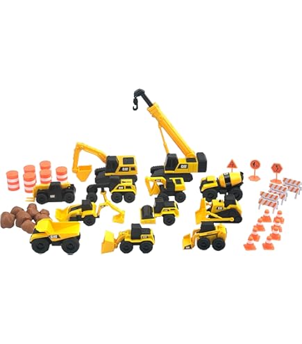 Wooden Construction Toys Tidlo Wooden Digger Toy 360° Swivel