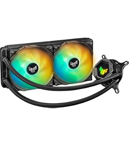 Amazon | ASUS CPUクーラー 240mm オールインワン AIO 水冷 TUF GAMING