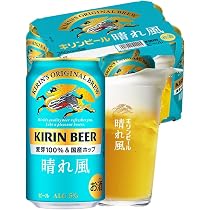 Amazon.co.jp: 晴れ風 350ml 24本[6缶×4] 晴れ風特製グラス景品付き