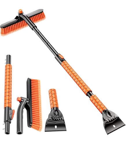 Amazon.co.jp: HEEYA 44インチ スノーブラシ SUV用 アイススクレーパー