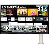 32SQ780S-W/LG スマートモニター/SMART Monitor / 31.5インチ 4K(3840×2160) / webOS22搭載 / VA/アンチグレア/AirPlay 2 / USB Type-C､eARC対応HDMI/エルゴノミッ