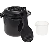 カクセー 電子レンジ専用炊飯器 備長炭入り ちびくろちゃん 2合炊き