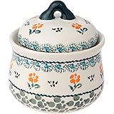 [Zaklady Ceramiczne Boleslawiec/ザクワディ ボレスワヴィエツ陶器] キャニスター（保存容器）-887 ポーリッシュポタリー