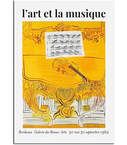 Amazon.co.jp: Raoul Dufyラウル・デュフィ「ニースの窓開き」アート