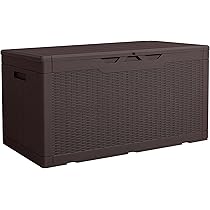 Amazon.co.jp: 物置 収納庫 屋外 防水 耐候 380L大容量 幅123*奥行57