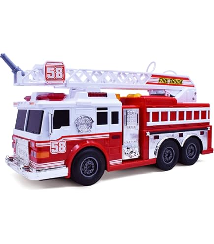 Mini Sound ladder fire truck (japan import) : Amazon.sg: Toys