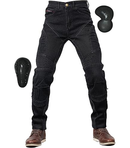 Amazon | [KOMINE] バイク用 パンツ スーパーフィットプロテクト