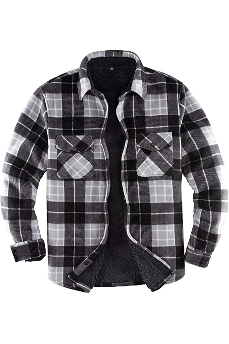 Womens Sherpa Fleece Lined Flannel 