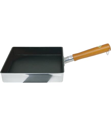 銅製 縁なしフライパン玉子焼鍋 桐箱入り 味051 玉子焼鍋 西型 120×160mm 銅 – 日本橋 木屋
