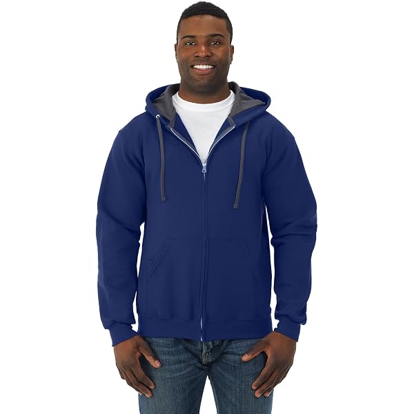 Fruit of the Loom Mens Full-Zip Hooded Sweatshirt (SF73R) -Admiral BL -2XL  : Fruit Of The Loom: Amazon.sg: Fashion