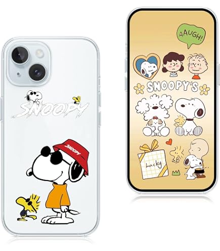 Amazon.co.jp: MIKYPOOZ Libero 5G III 用 ケース 透明 スヌーピー
