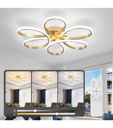 Amazon.co.jp : シーリングライト おしゃれ LED お花 ペンダントライト