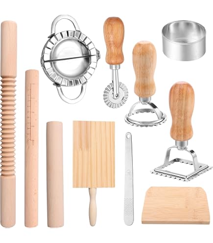 Newtay 6 Pcs Gnocchi Boards - 9.1 X 2.8 Inch Wooden Pasta Making Tools, Butter Paddles, Kitchen Gift - View #6
