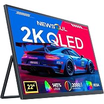 Amazon.co.jp: 22インチ 2K QLED モバイルモニター 145%sRGB モバイル