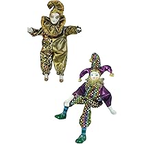 【曰く付き】　ピエロ人形 Yahoo!オークション - ビスクドール ピエロ 人形 アンティーク