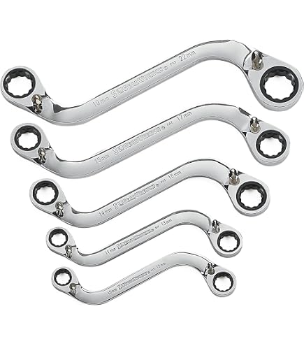Amazon.co.jp: GEARWRENCH 5個 12ポイント リバーシブル ハーフムーン