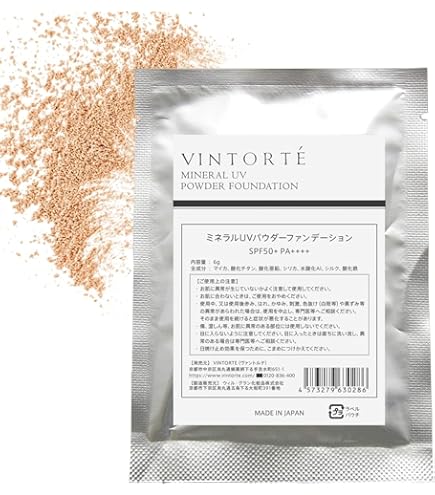 Amazon | VINTORTE シルク ミネラルファンデーション パウダー
