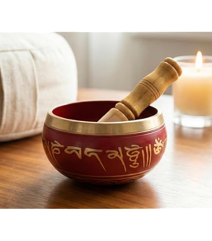 Amazon.co.jp: シンギングボウル 7メタル 3点セット付 シンギング