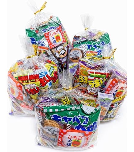 Amazon.co.jp: 駄菓子 お菓子 詰め合わせ 袋詰め 5個入り 15セット